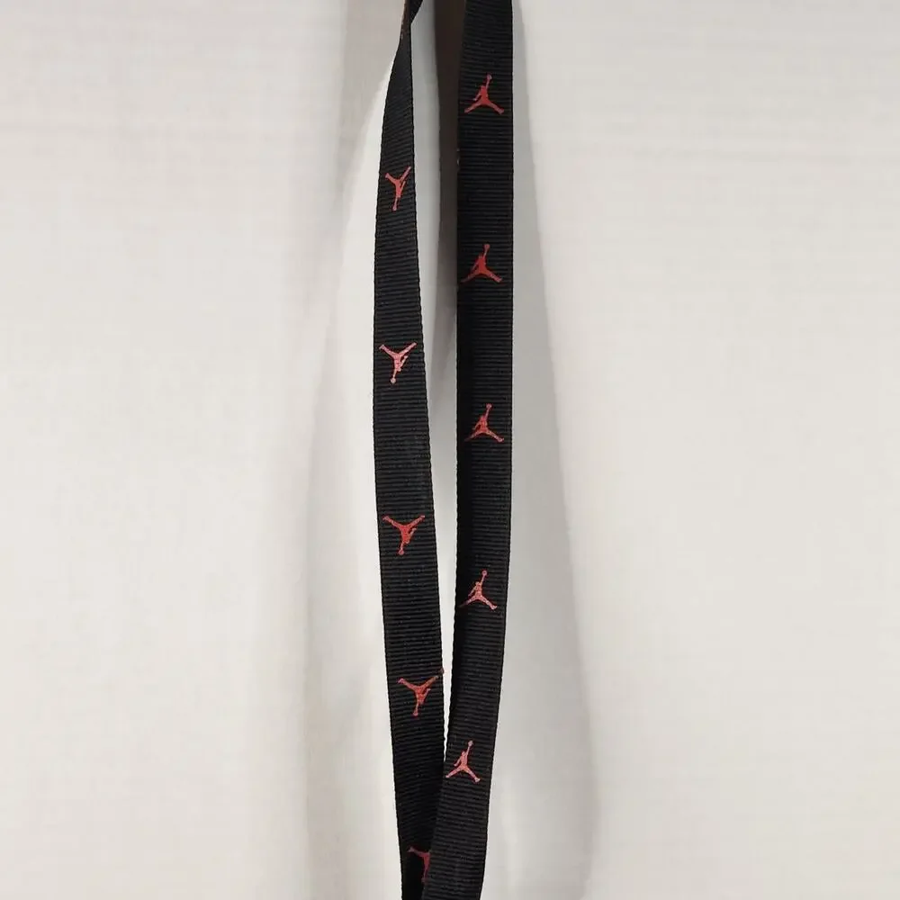 Nike Jordan lanyard black and red